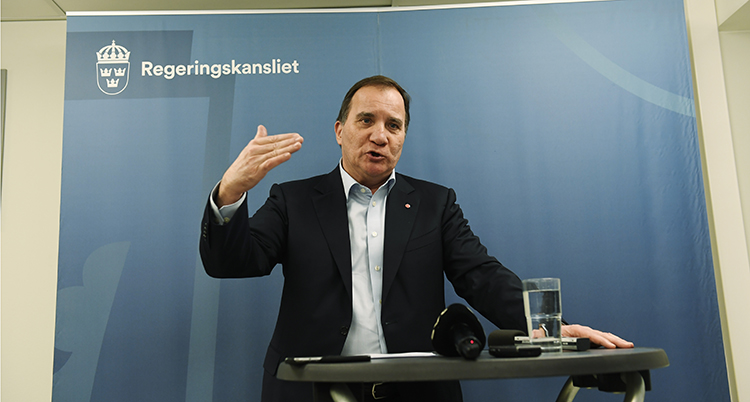 Stefan Löfven i Uppsala