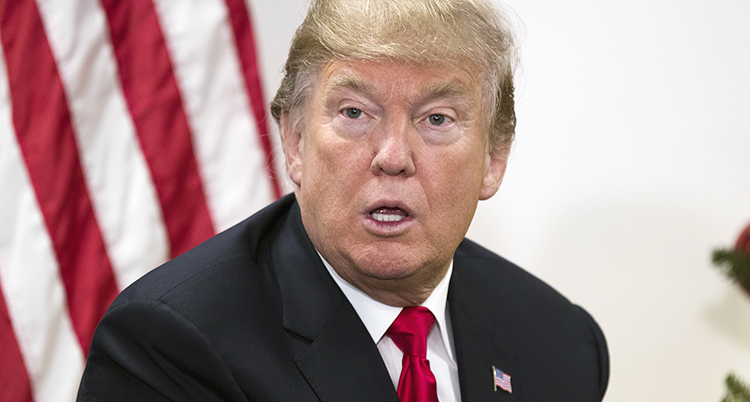 USAs president Donald Trump