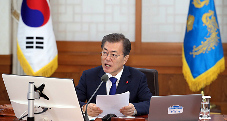 Sydkoreas president Moon Jae-in