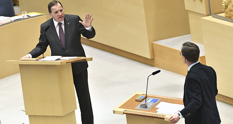 Stefan Löfven och Ulf Kristersson
