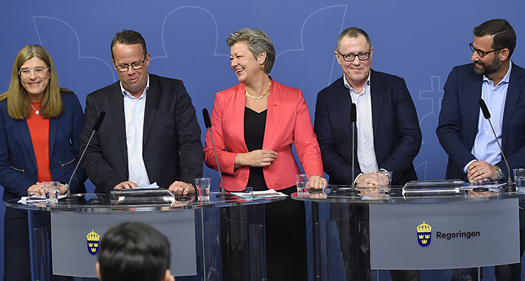 Regeringens minister Ylva Johansson