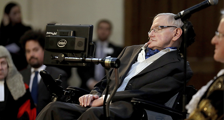 Forskaren Stephen Hawking