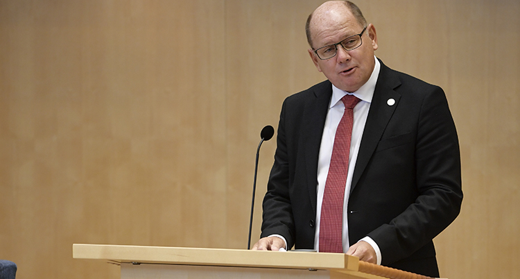 Urban Ahlin i riksdagen