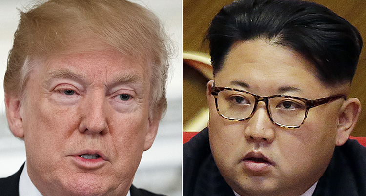 Trump och Kim Jong-Un