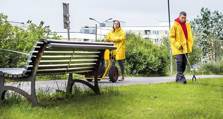 En sommarjobbare i Stockholm