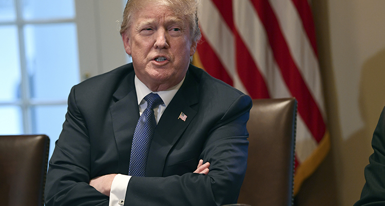 USAs president Donald Trump