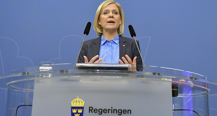 Magdalena Andersson är finansminister.