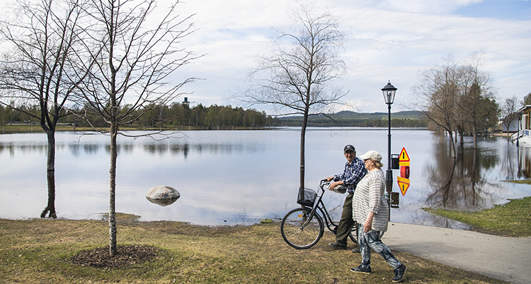 Vattnet har svämmat över