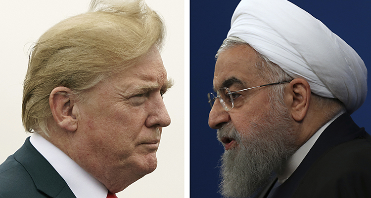 Donald Trump och Hassan Rohan