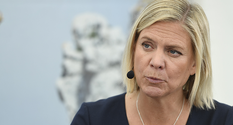 Finansminister Magdalena Andersson