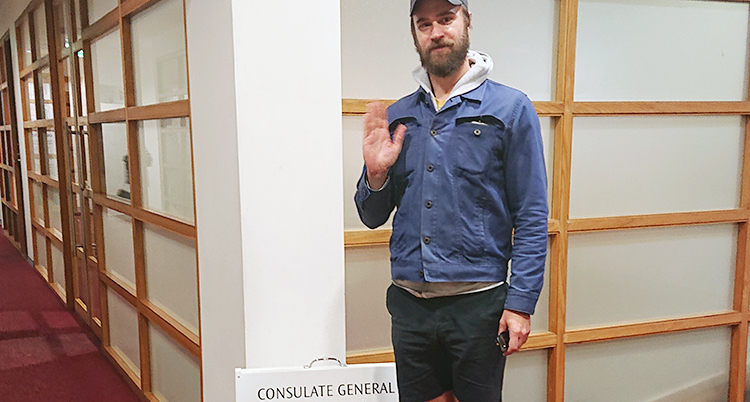 Svensken Johan Sundberg ska rösta