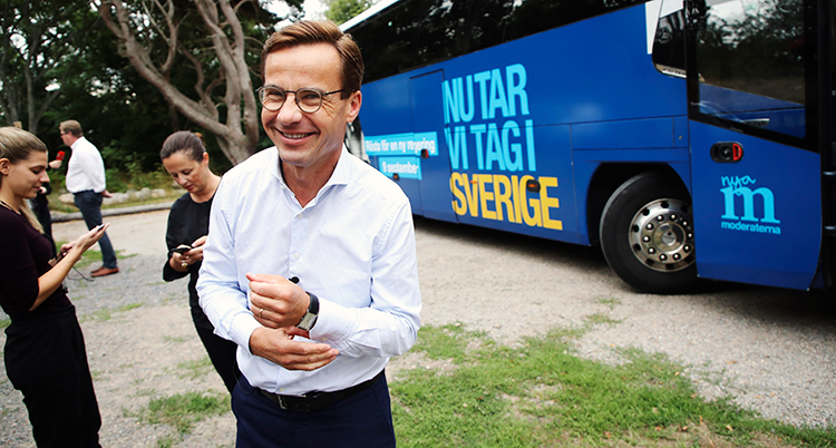 Moderaternas ledare Ulf Kristersson