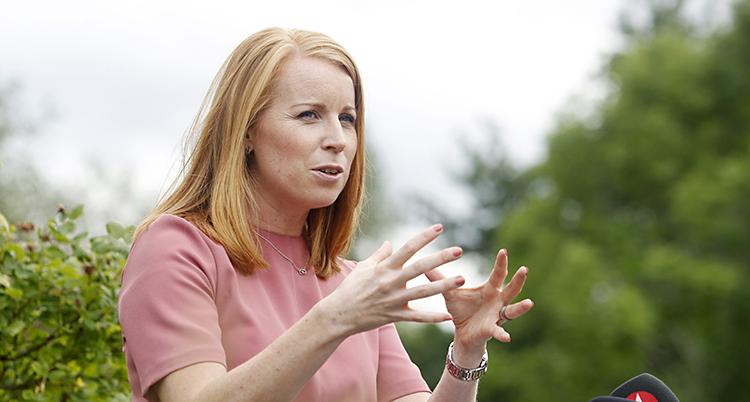 Centerpartiets ledare Annie Lööf