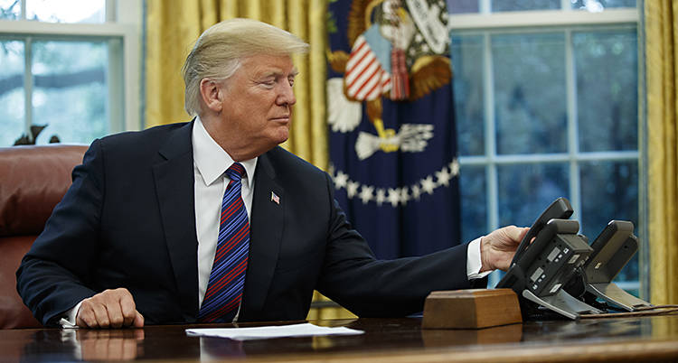 USAs president Donald Trump