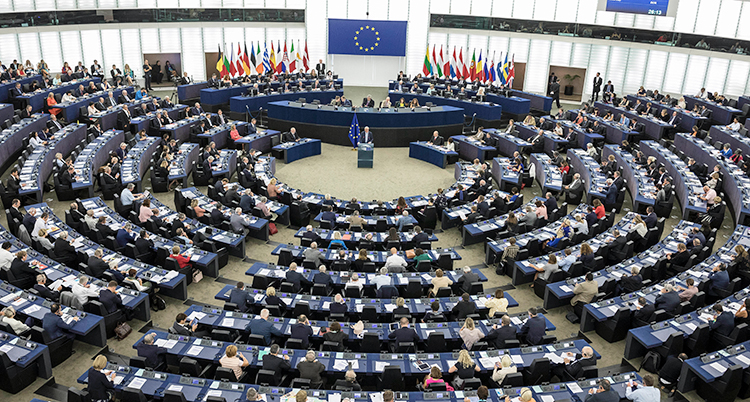 Politiker i EU-parlamentet.