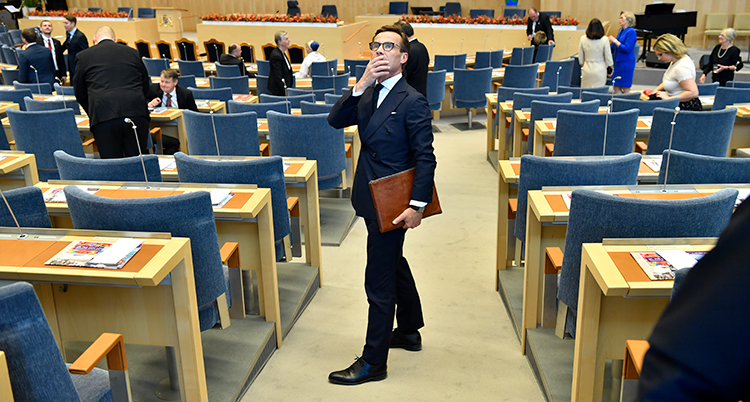 Moderaternas ledare Ulf Kristersson