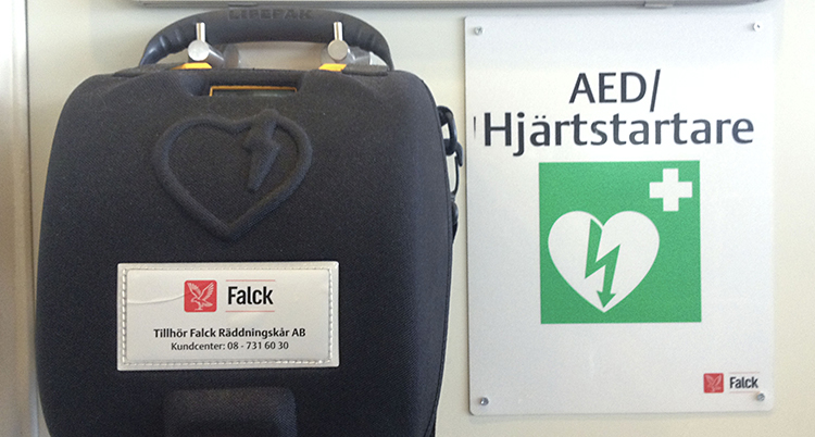 En hjärtstartare.