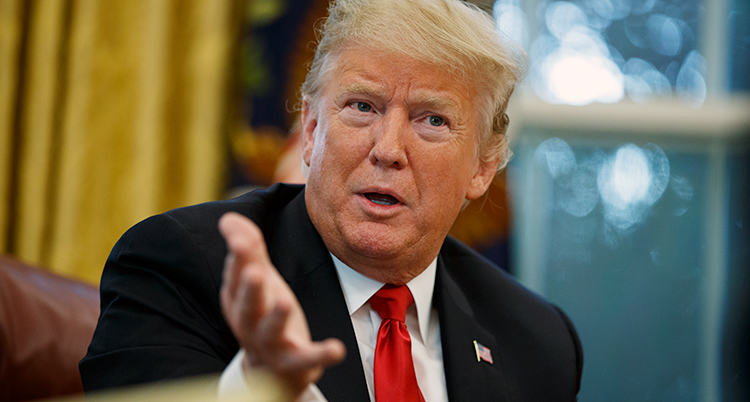 En bild på Donald Trump.