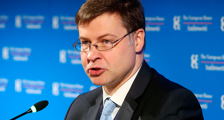 Valdis Dombrovskis i EU-kommissione