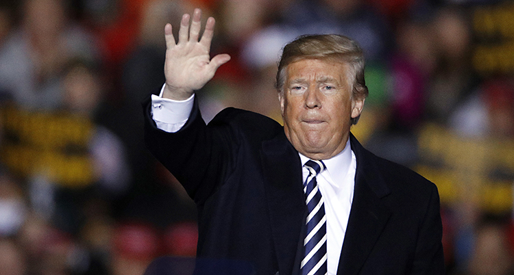 USAs president Donald Trump.