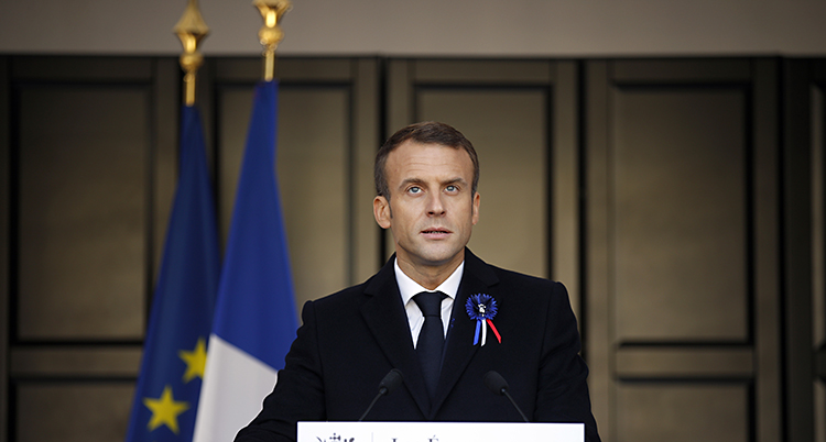 Frankrikes president Emmanuel Macron