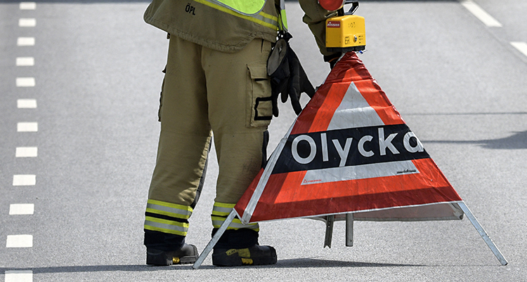 En olycka har hänt.