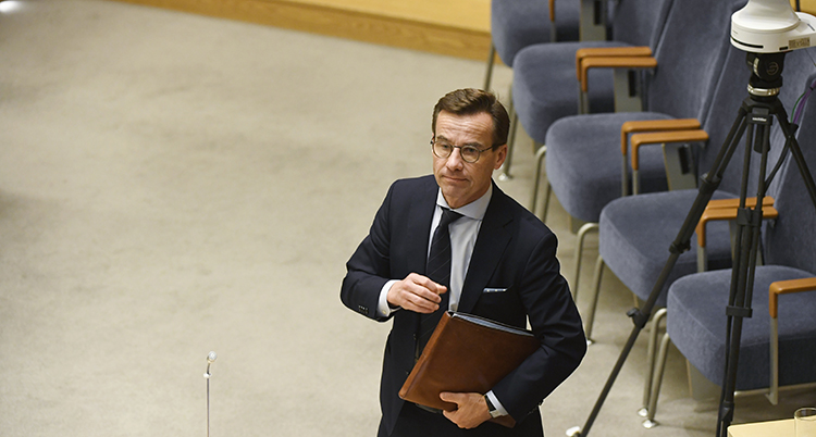 Riksdagen röstade nej till Ulf Kristersson