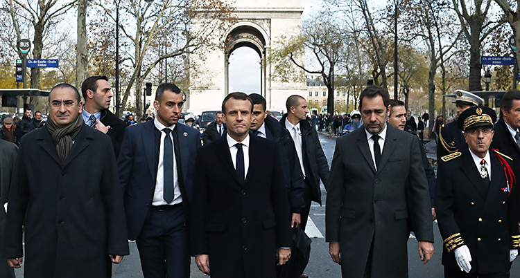Frankrikes ledare Emmanuel Macron