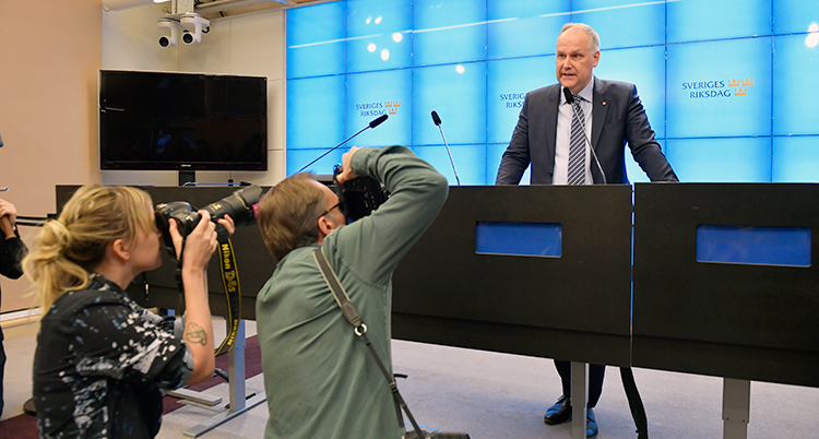 Vänsterpartiets ledare Jonas Sjösted