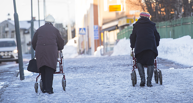 Två pensionärer.