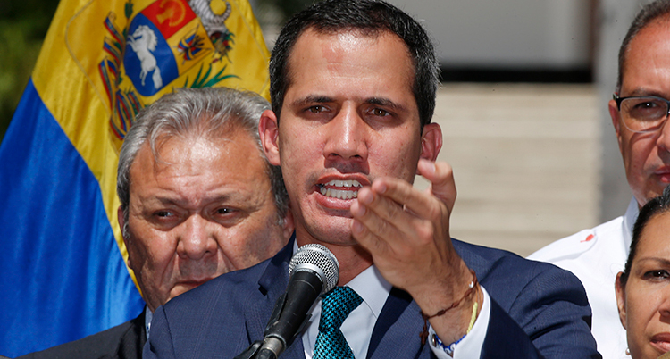 Juan Guaido vill styra Venezuela