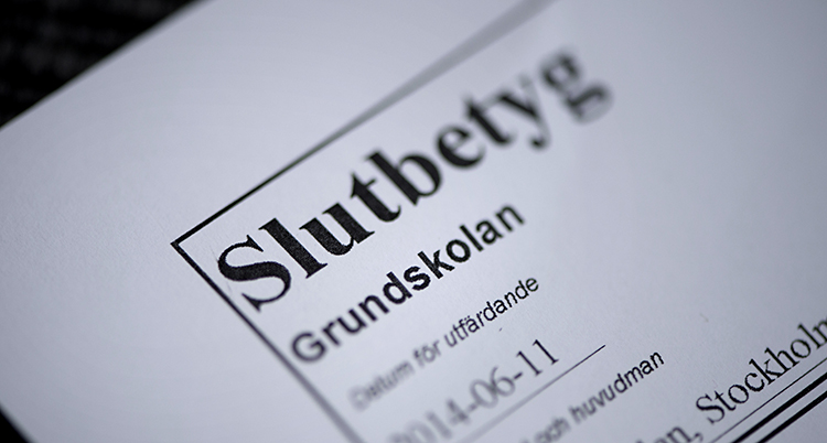 Ett skolbetyg