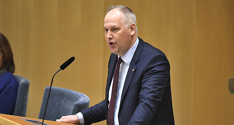 Jonas Sjöstedt är ledare för Vänsterpartiet