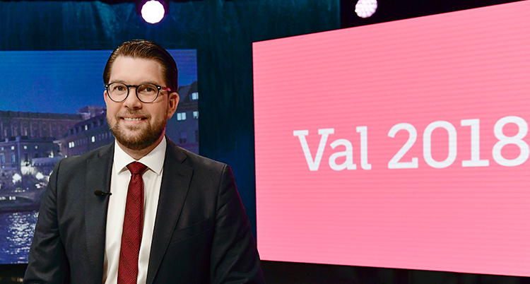 Jimmie Åkesson är ledare för Sverigedemokraterna.