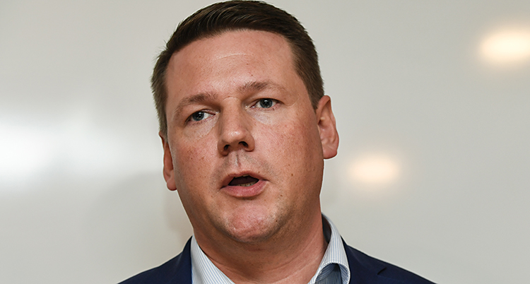 Kommunals ledare Tobias Baudin.