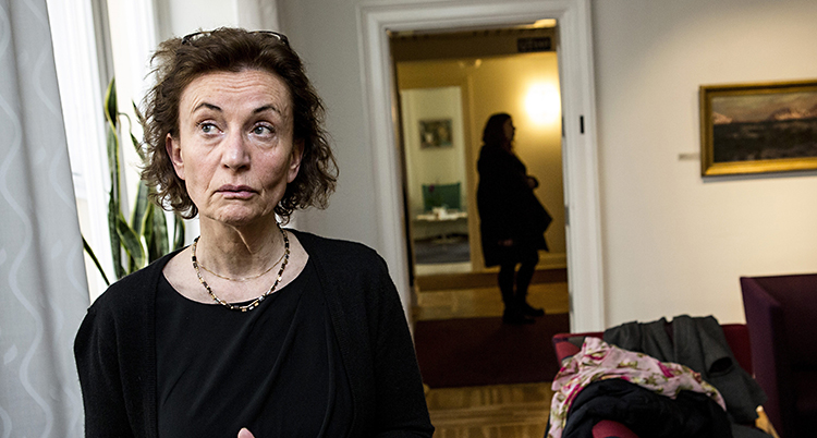 Ingrid Lomfors på Forum för levande historia.
