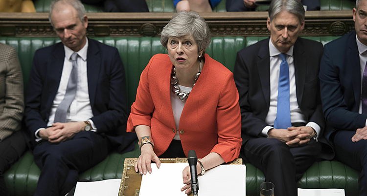 Storbritanniens ledare Theresa May
