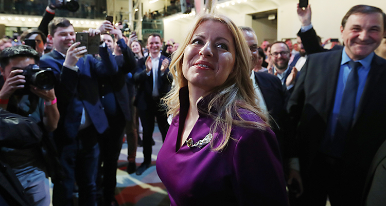 Zuzana Caputova blir president.