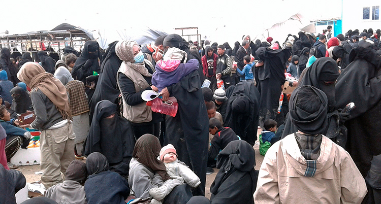 Ett läger i Syrien.