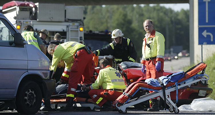 En olycka har hänt