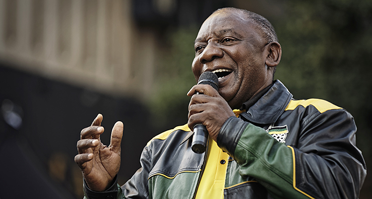 Sydafrikas president Cyril Ramaphosa.