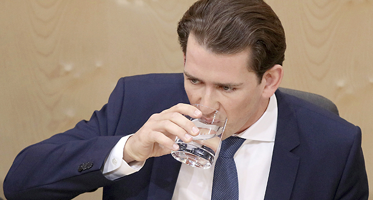 Österrikes ledare Sebastian Kurz