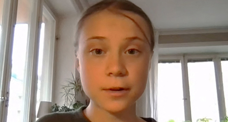 Greta Thunberg.