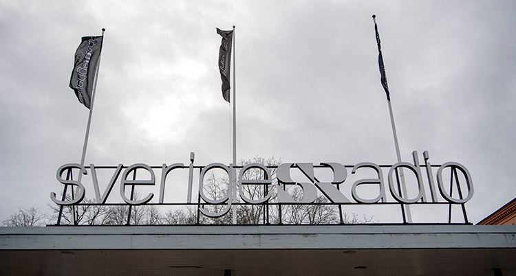 Bild på Sveriges Radios hus i Stockholm.