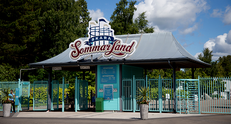 Skara Sommarlands entré.