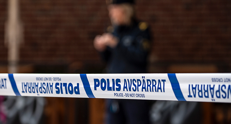 Bild på polistejp.