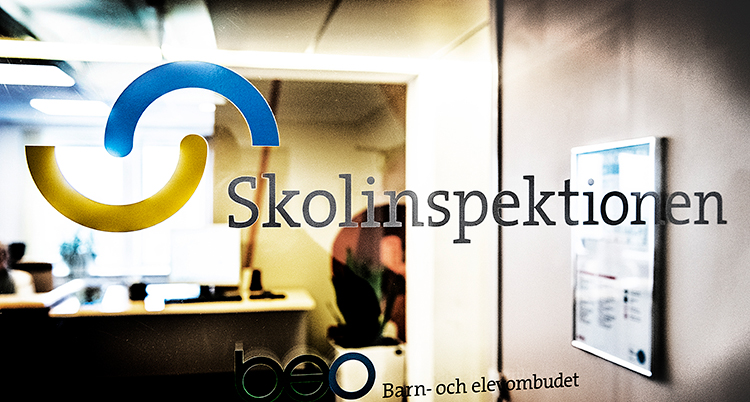 Skolinspektionens logga.