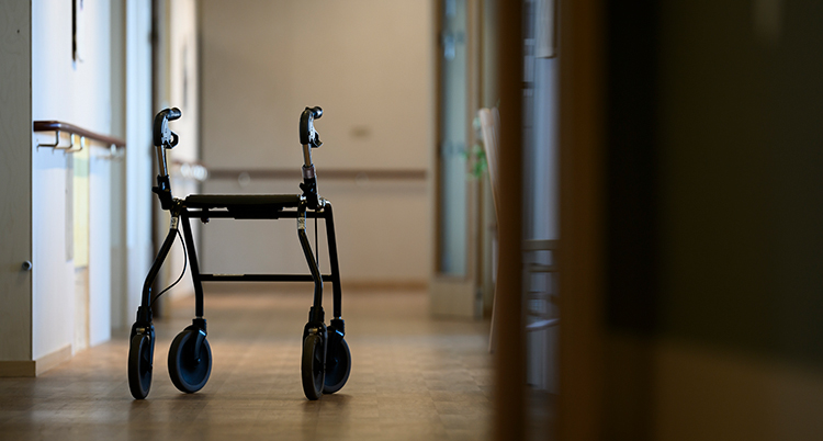 En rollator.