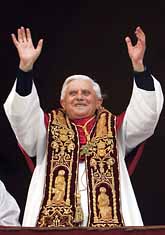 Joseph Ratzinger blev utsedd till ny påve. Foto: Domenico Stinellis/PrB.