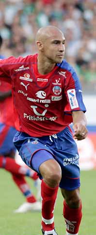 Henrik Larsson är tillbaka i allsvenskan. I första matchen vann hans Helsingborg mot Hammarby i svenska cupen. Foto: Bertil Ericson/Pressens Bild